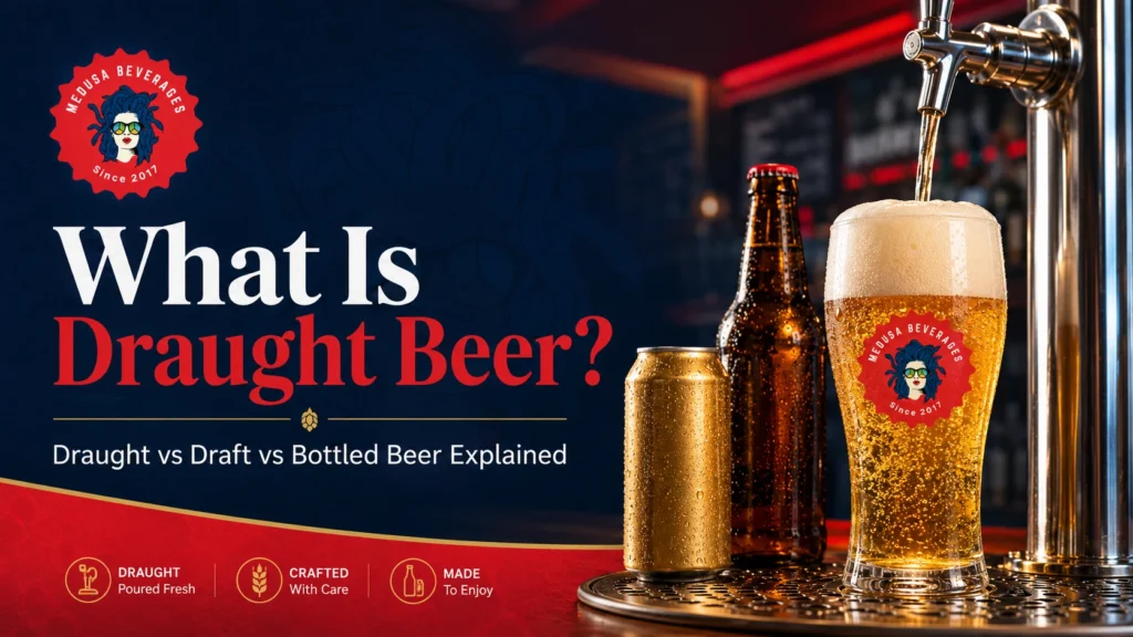 What is draught beer