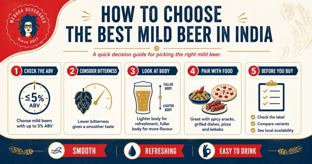 How to Choose the Best Mild Beer in India