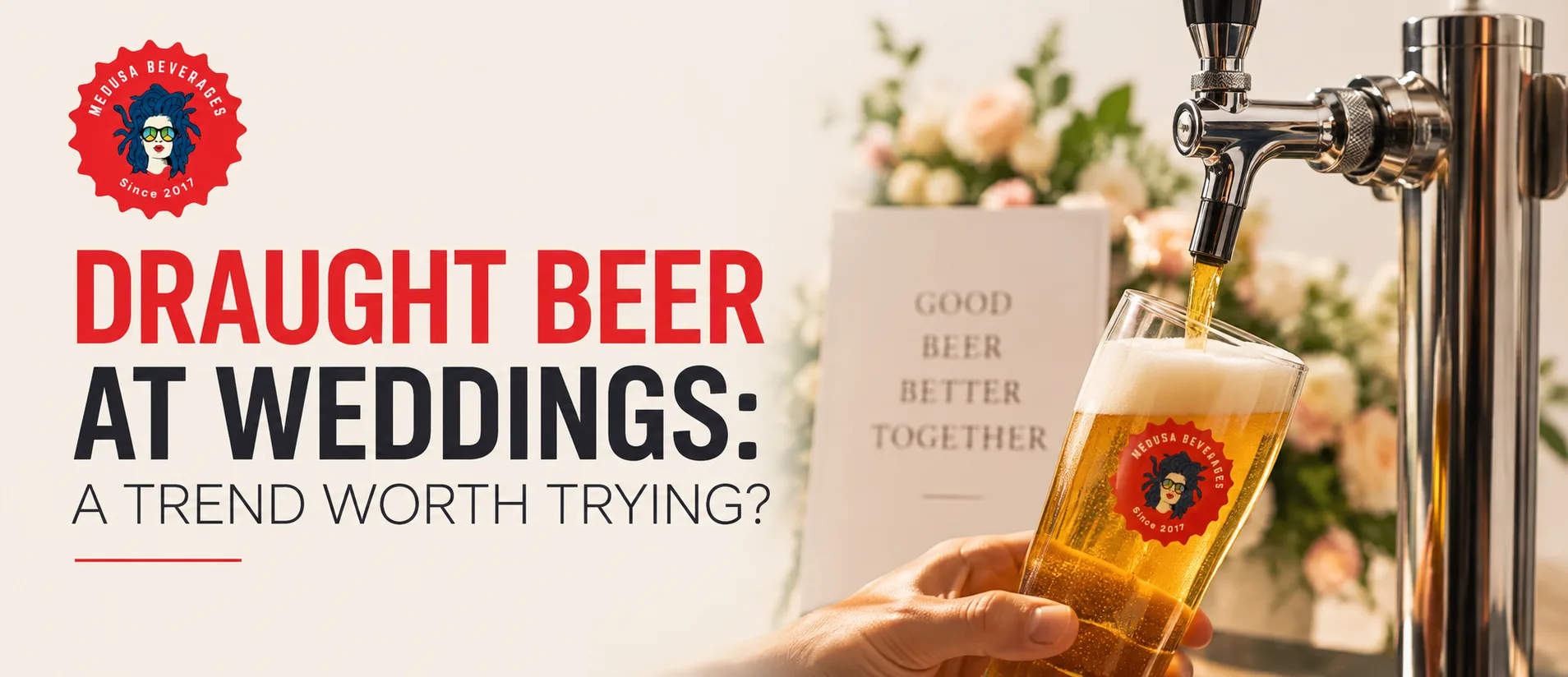 Draught Beer at Wedding